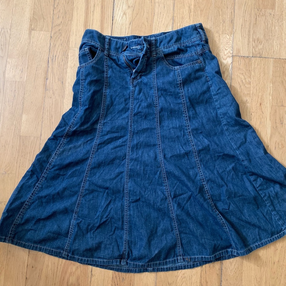 Jean denim skirt